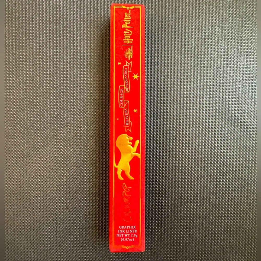 COLOURPOP Harry Potter Graphix Ink Liner Liquid Eyeliner SWORD Vibrant Warm Red